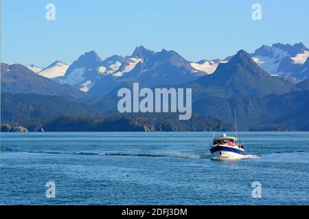 Angelboot - Alaska Stockfoto