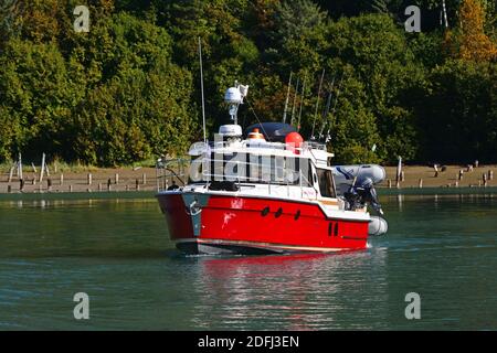 Angelboot - Alaska Stockfoto