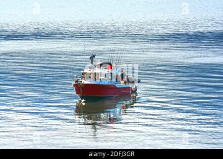 Angelboot - Alaska Stockfoto