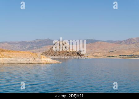 Pertek Festung in Keban Damm, Pertek, Tunceli, Türkei Stockfoto