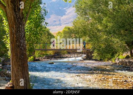 Tunceli, Türkei-September 18 2020: Munzur Berg und Nationalpark. Munzur Gozeleri auf Türkisch Stockfoto