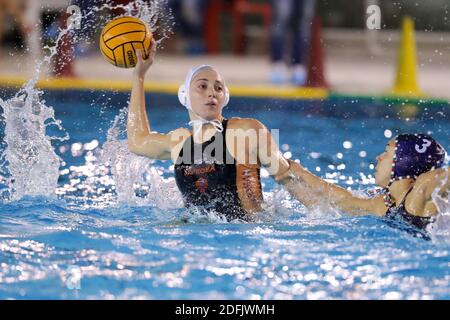 Roma, Italien. Dezember 2020. Roma, Italien, Lido di Ostia, 05. Dezember 2020, Silvia Avegna (SIS Roma) während Lifebrain SIS Roma vs Ekipe Orizzonte - Waterpolo Italian Serie A1 Women match Credit: Luigi Mariani/LPS/ZUMA Wire/Alamy Live News Stockfoto