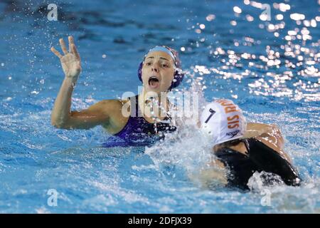 Roma, Italien. Dezember 2020. Roma, Italien, Lido di Ostia, 05. Dezember 2020, Arianna Garibotti (Ekipe Orizzonte) während Lifebrain SIS Roma vs Ekipe Orizzonte - Waterpolo Italian Serie A1 Frauen Match Credit: Luigi Mariani/LPS/ZUMA Wire/Alamy Live News Stockfoto