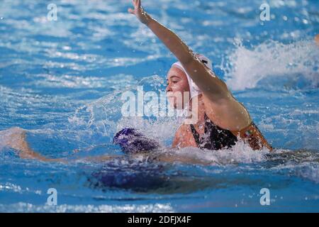 Roma, Italien. Dezember 2020. Roma, Italien, Lido di Ostia, 05. Dezember 2020, Sofia Giustini (SIS Roma) während Lifebrain SIS Roma vs Ekipe Orizzonte - Waterpolo Italian Serie A1 Women match Credit: Luigi Mariani/LPS/ZUMA Wire/Alamy Live News Stockfoto