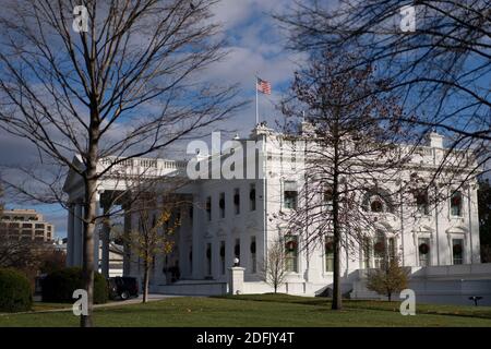 Washington, Vereinigte Staaten Von Amerika. Dezember 2020. Das Weiße Haus in Washington, DC gesehen am 5. Dezember 2020. Quelle: Chris Kleponis/Pool via CNP, weltweite Nutzung Quelle: dpa/Alamy Live News Stockfoto