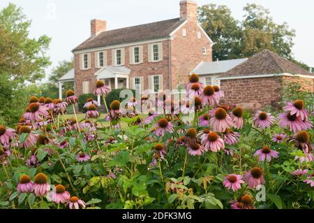 Ben Lomond ist eine historische Stätte in Manassas Virginia, die von Benjamin Tasker Chinn gebaut wurde und als ehemalige Plantage und dann Krankenhaus während verwendet wurde Stockfoto