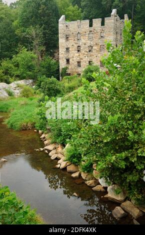 Chapman's Mill oder Beverley's Mill in Prince William County, Virginia. Stockfoto