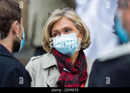 Valerie Pecresse bei den Beerdigungen des französischen Schriftstellers Denis Tillinac in der Kirche Saint-Francois-Xavier am 02. Oktober 2020 in Paris, Frankreich. Foto von Nasser Berzane/ABACAPRESS.COM Stockfoto