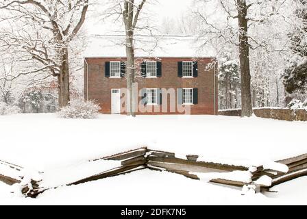 Bild von Mt. Zion Baptist Church in Aldie, Virginia. Stockfoto