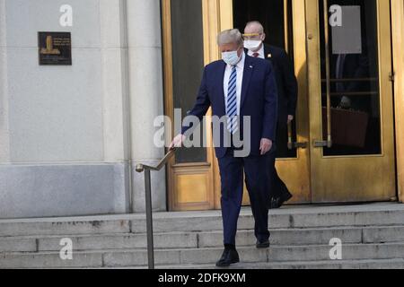 27. September 2020 - Washington, DC Vereinigte Staaten: US-Präsident Donald Trump hält eine Pressekonferenz im Weißen Haus. Foto von Chris Kleponis/Pool/ABACAPRESS.COM Stockfoto