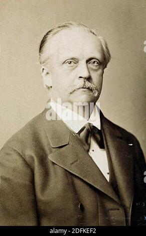 HERMANN von Helmholtz (1821-1894), deutscher Arzt und Physiker Stockfoto