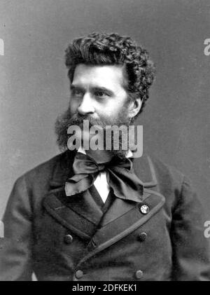 JOHANN STRAUSS II. (1825-1899) österreichischer Komponist, um 1845. Stockfoto