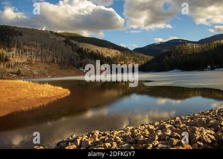 Sylvan Lake November 2020 Stockfoto