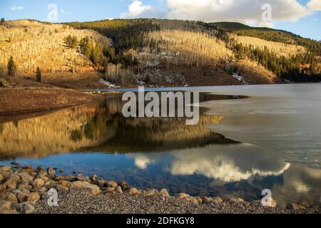 Sylvan Lake November 2020 Stockfoto