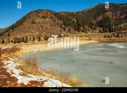 Sylvan Lake November 2020 Stockfoto