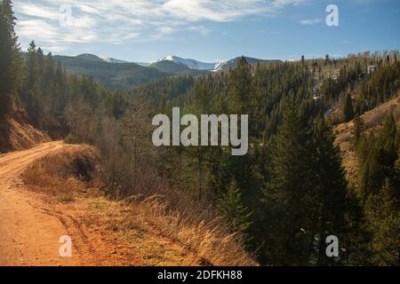 Sylvan Lake November 2020 Stockfoto