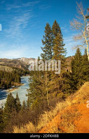 Sylvan Lake November 2020 Stockfoto
