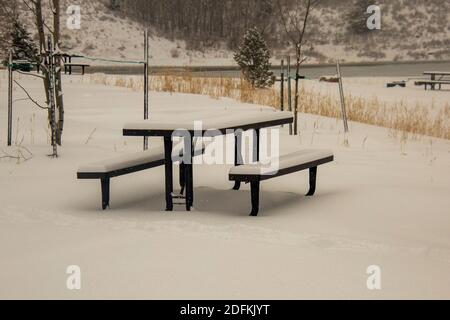 Sylvan Lake November 2020 Stockfoto