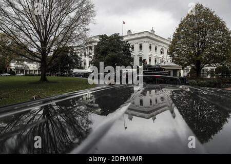 Der South Lawn des Weißen Hauses wird am Freitag, 26. November 2020 in Washington, DC, USA gesehen. Foto von Oliver Contreras/Pool/ABACAPRESS.COM Stockfoto