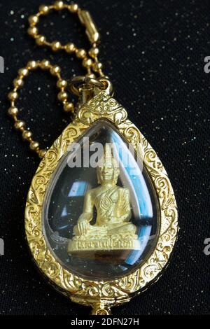 Mini-Buddha-Bild Stockfoto