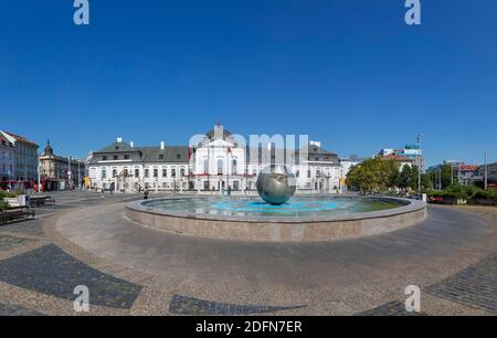 Grassalkovich Palace, Residential Palace, Presidential Palace, Bratislava, Slowakei Stockfoto