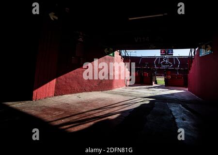 Sevilla, Spanien. Dezember 2020. Allgemeine Innenansicht während der spanischen Meisterschaft La Liga Fußballspiel zwischen Sevilla FC und Real Madrid am 5. Dezember 2020 im Ramon Sanchez Pizjuan Stadion in Sevilla, Spanien - Foto Joaquin Corchero / Spanien DPPI / DPPI / LM Stockfoto