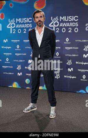 Santi Millan bei der Fotocall für 40 Principales Awards in Madrid am Samstag, den 05. Dezember 2020. Cordon Press Stockfoto