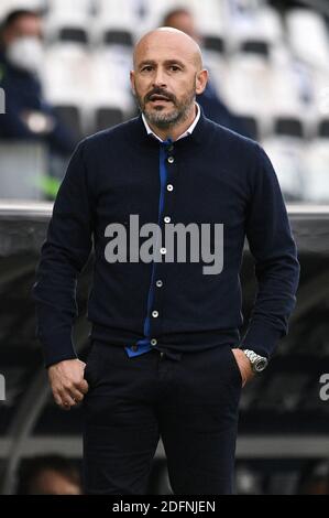 Cesena, Italien. Dezember 2020. Vincenzo Italiano Manager von AC Spezia während Spezia Calcio vs SS Lazio, italienische Fußballserie EIN Spiel in cesena, Italien, Dezember 05 2020 Kredit: Unabhängige Fotoagentur/Alamy Live Nachrichten Stockfoto