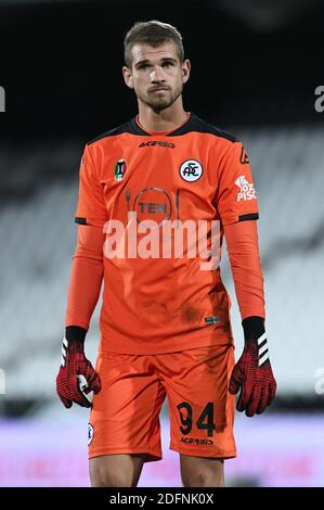 Cesena, Italien. Dezember 2020. Cesena, Italien, Orogel Stadium - Dino Manuzzi, Dezember 05, 2020, Ivan Provedel von AC Spezia in Aktion während Spezia Calcio vs SS Lazio - Italienische Fußball Serie A Spiel Kredit: Matteo Papini/LPS/ZUMA Wire/Alamy Live News Stockfoto