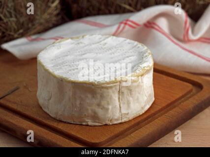 Brillat Savarin, französischer Käse, der mit Kuhmilch Stockfoto