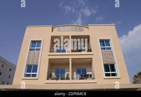 Kleiner Wohnblock, Maqaba, Königreich Bahrain Stockfoto