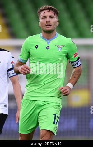 Cesena, Italien. Dezember 2020. Cesena, Italien, Orogel Stadium - Dino Manuzzi, Dezember 05, 2020, Ciro immobile der SS Lazio in Aktion während Spezia Calcio vs SS Lazio - Italienisch Fußball Serie A Spiel Kredit: Matteo Papini/LPS/ZUMA Wire/Alamy Live News Stockfoto