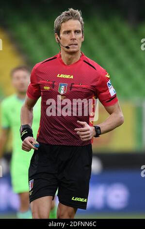 Cesena, Italien. Dezember 2020. Cesena, Italien, Orogel Stadium - Dino Manuzzi, Dezember 05, 2020, Daniele Chiffi Schiedsrichter während Spezia Calcio vs SS Lazio - Italienisch Fußball Serie A Spiel Kredit: Matteo Papini/LPS/ZUMA Wire/Alamy Live News Stockfoto