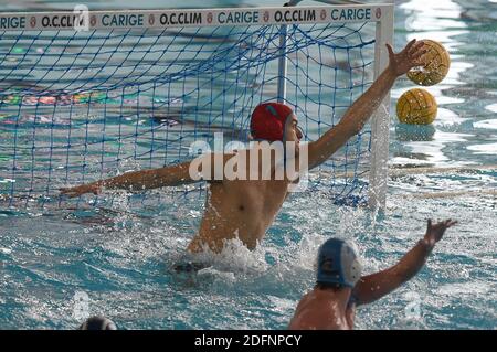 Savona, Italien. Dezember 2020. Florian Thomm (OSC Potsdam) während Potsdam gegen Mediterrani, len Euro Cup Wasserball Spiel in savona, Italien, Dezember 06 2020 Quelle: Independent Photo Agency/Alamy Live News Stockfoto