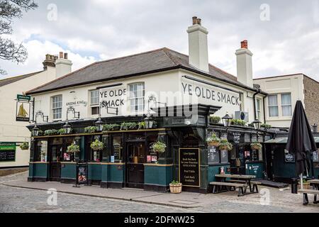 'Ye Olde Smack', öffentliches Haus und Restaurant, Leigh on Sea, Essex, GB, Großbritannien Stockfoto