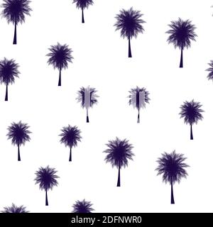 Abstrakte Palm Tropical Natürliche Nahtloses Muster Hintergrund. Vektorgrafik Stock Vektor