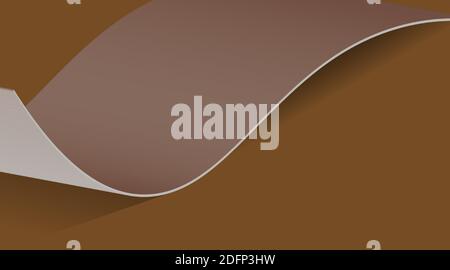Abstrakter moderner 3D-Papiereffekt. Realistischer Papierhintergrund. Kreative Vektor-Hintergrund für Werbedesign Stock Vektor