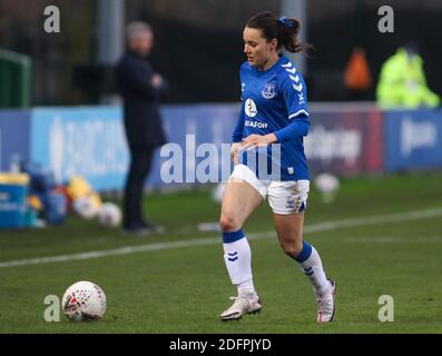 Liverpool, Großbritannien. 06. Dez, 2020. Während des Barclays Women's Super League Spiels zwischen Everton und Manchester City im Walton Hall Park in Liverpool KEN FOULDS Credit: SPP Sport Press Photo. /Alamy Live Nachrichten Stockfoto