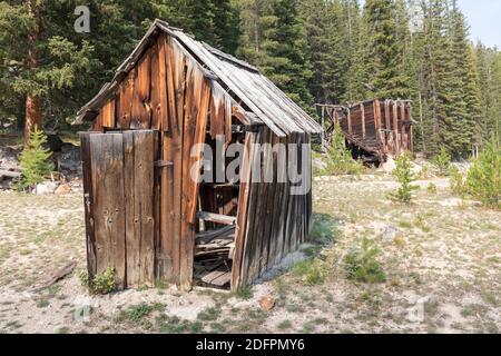 Coolidge Ghost Town, Beaverhead-Deerlodge National Forest, Montana, USA Stockfoto