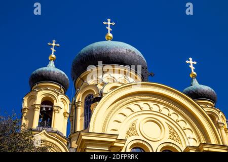 Kathedrale der Heiligen Maria Magdalena (Katedra Metropolitalna Św. Marii Magdaleny) im Bezirk Praga in Warschau, Polen Stockfoto