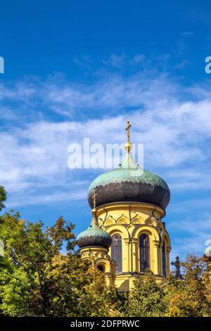 Kathedrale der Heiligen Maria Magdalena (Katedra Metropolitalna Św. Marii Magdaleny) im Bezirk Praga in Warschau, Polen Stockfoto