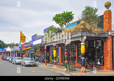 Gillies Street, Kawakawa, Northland Region, Nordinsel, Neuseeland Stockfoto