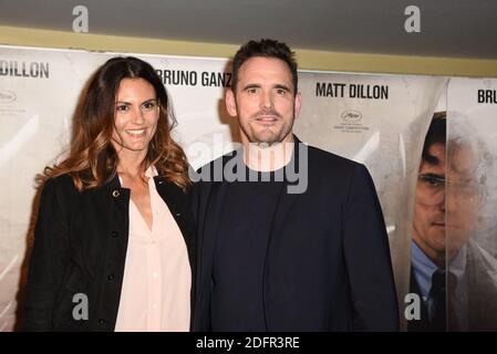 Matt Dillon und seine Freundin Roberta Mastromichele nehmen am 1. Oktober 2018 an der Premiere von The House that Jack Built im UGC Cine Cite Les Halles Kino in Paris, Frankreich, Teil. Foto von Mireille Ampilhac/ABACAPRESS.COM Stockfoto