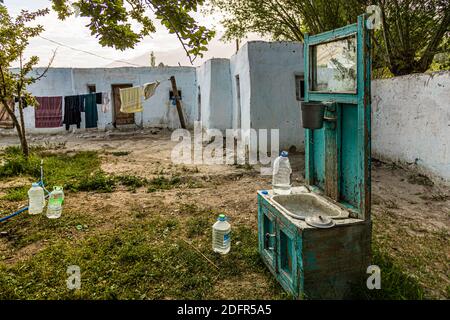 Open-Air-Wohnung in Hisor, Tadschikistan Stockfoto