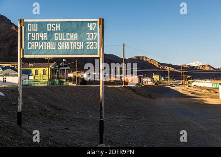 Murghab, Tadschikistan Stockfoto