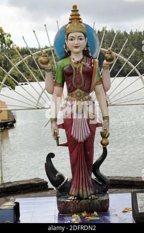 La Marie Gangadharr Shiv Mandir Hindu-Tempel, Mauritius Stockfoto