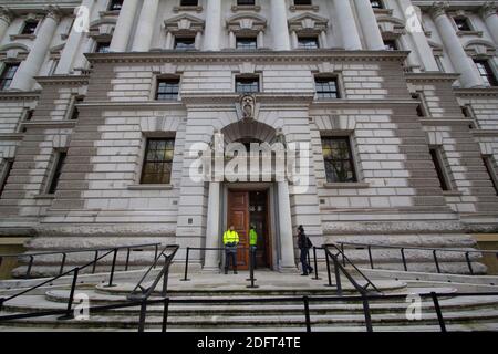 HM Treasury das Schatzamt Ihrer Majestät, manchmal auch als Schatzkammer bezeichnet, oder informeller als das Schatzamt Stockfoto