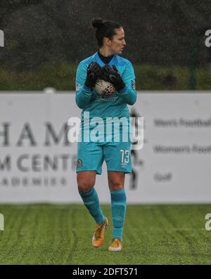 DURHAM, ENGLAND. 6. DEZEMBER Alexandra Brooks von Blackburn Rovers während des FA Women's Championship Matches zwischen dem Durham Women FC und Blackburn Rovers im Maiden Castle, Durham City am Sonntag, 6. Dezember 2020. (Kredit: Mark Fletcher, Mi News) Kredit: MI Nachrichten & Sport /Alamy Live Nachrichten Stockfoto