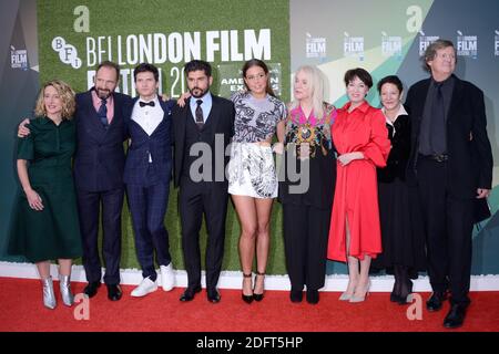 Tricia Tuttle, Ralph Fiennes, Oleg Ivenko, Andrew Levitas, Adele Exarchopoulos, Carolyn Marks Blackwood, Chulpan Khamatova, Gabrielle Tana und David Hare bei der Premiere der White Crow im Rahmen des 62. BFI London Film Festival in London, England am 18. Oktober 2018. Foto von Aurore Marechal/ABACAPRESS.COM Stockfoto