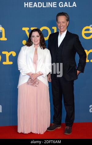 Melissa McCarthy und Richard E Grant bei der Premiere von Can You Ever Forgive Me im Rahmen des 62. BFI London Film Festival in London, England am 19. Oktober 2018. Foto von Aurore Marechal/ABACAPRESS.COM Stockfoto